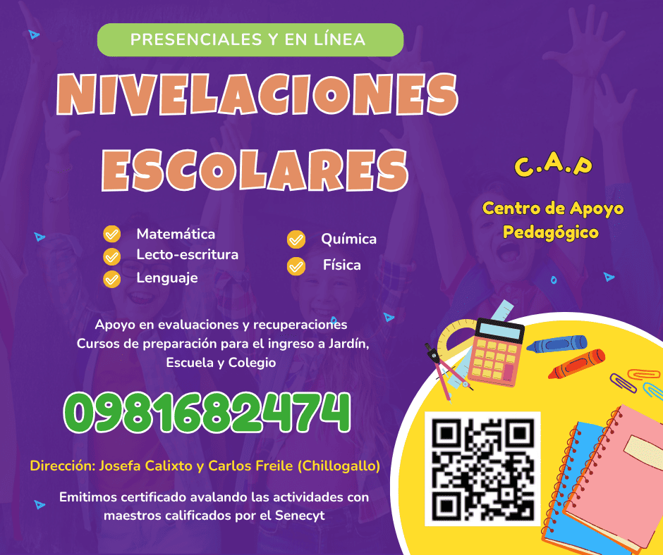 Centro de Apoyo pedagógico con clases de nivelación (1)
