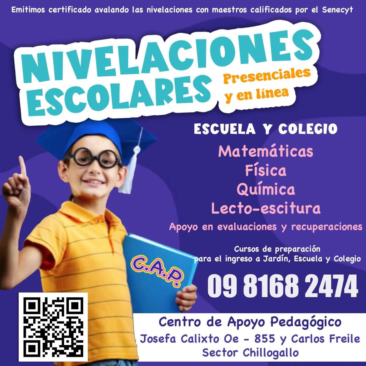 Nivelaciones escolares CAP